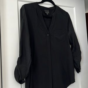 Black Silky Dressy Shirt